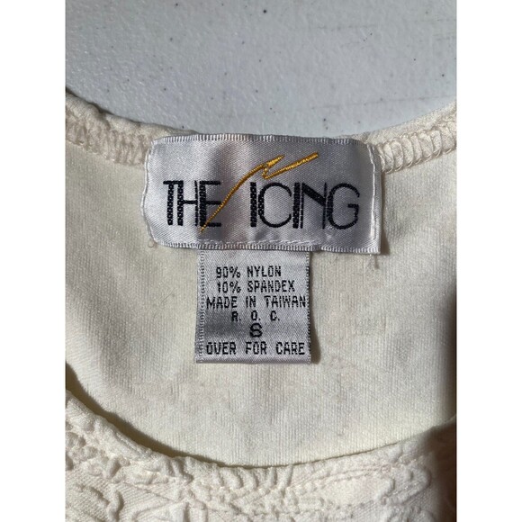 Vintage 90s White Dress & Jacket 1990s Icing Pamela Anderson Wiggle Size Small - Picture 6 of 7